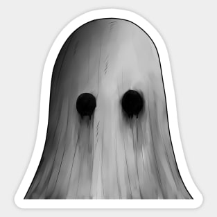 White ghost Sticker